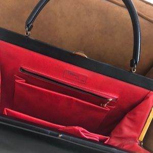 Murray Kruger Vintage black Leather Bag